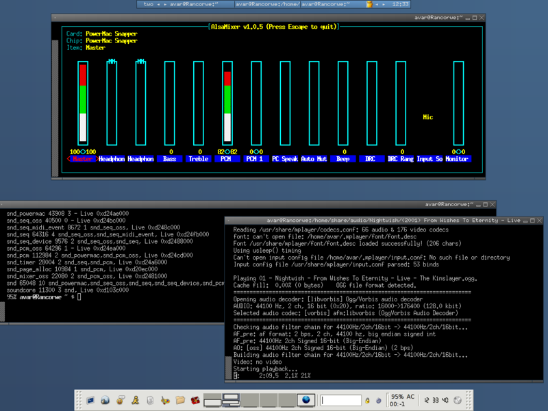 Advanced Linux Sound Architecture (ALSA) is a Linux kernel component
